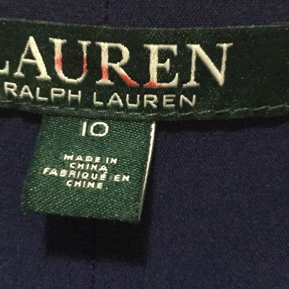 Lauren Ralph Lauren Long-Sleeve Jersey Gown - Picture 8 of 9